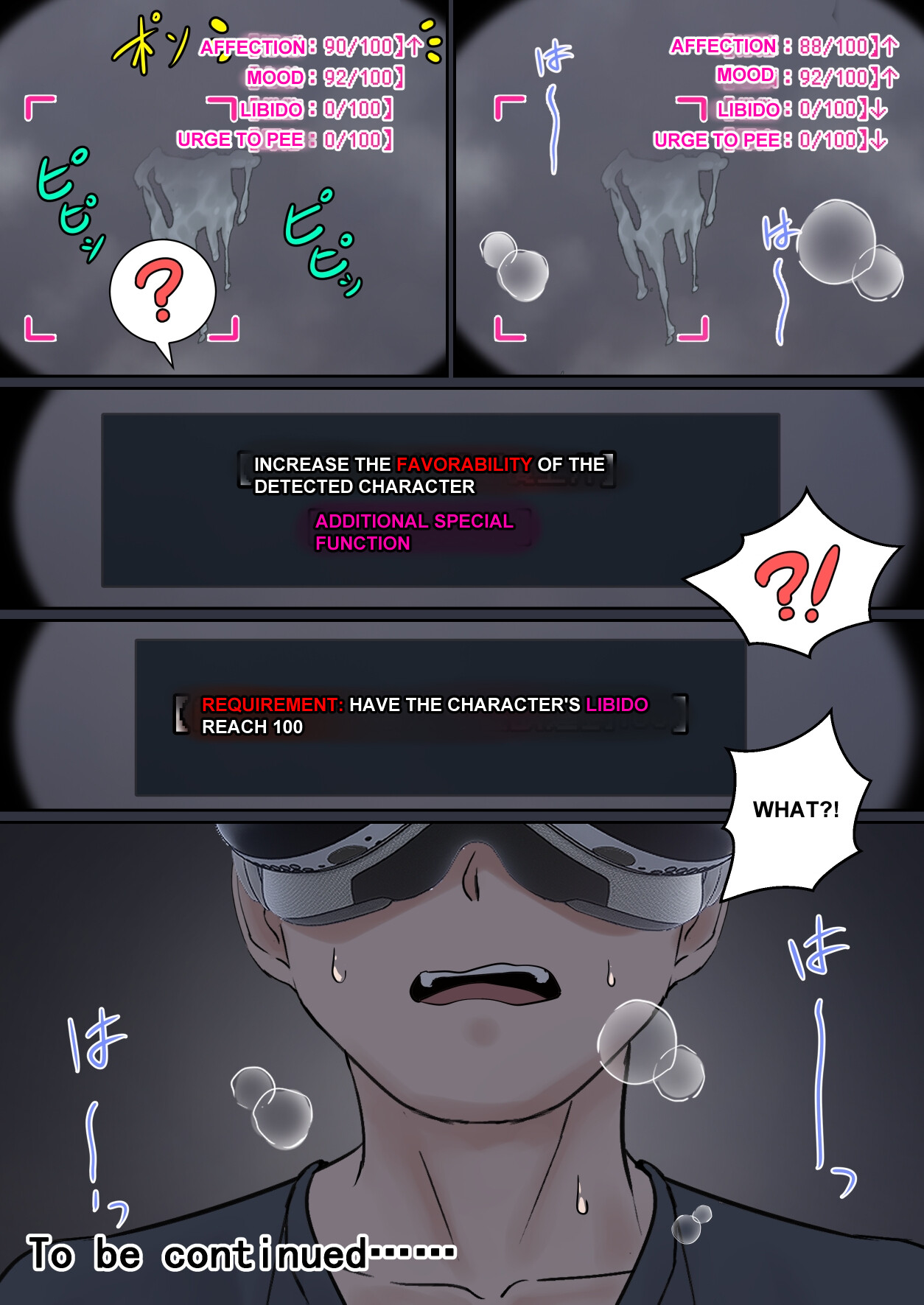 Hentai Manga Comic-My AR glasses can see various stats about my foster sister!?-Read-27